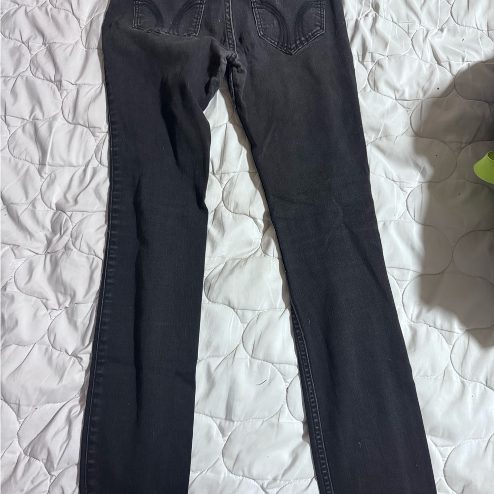 Hollister Women's Dark Gray Boot Cut Jeans